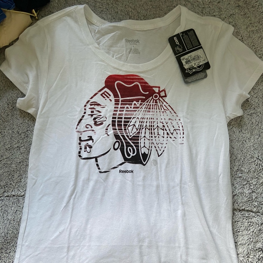 Chicago Blackhawks White T-Shirt